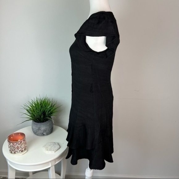 1. State Womens Asymmetrical Ruffle Fit & Flare Dress size 2 - Picture 4 of 11